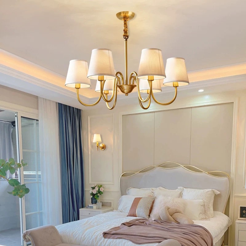 Interior Design Gold - Copper Chandelier For Living Room Bedroom