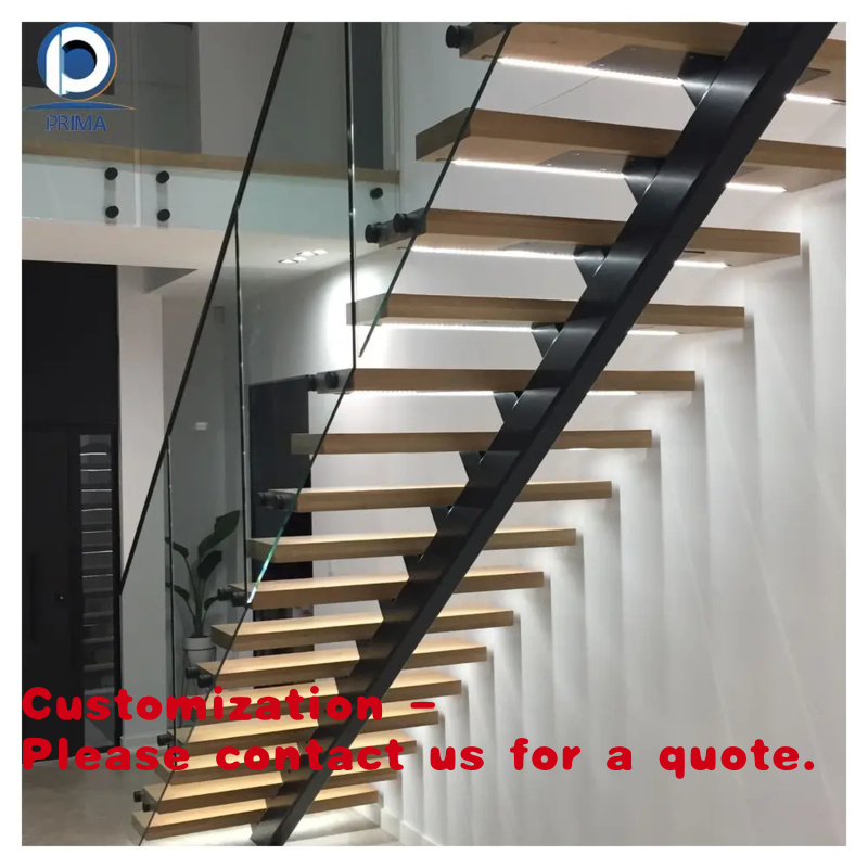 Interior Design Home - custom.Single Stringer Staircase - Steel Central
