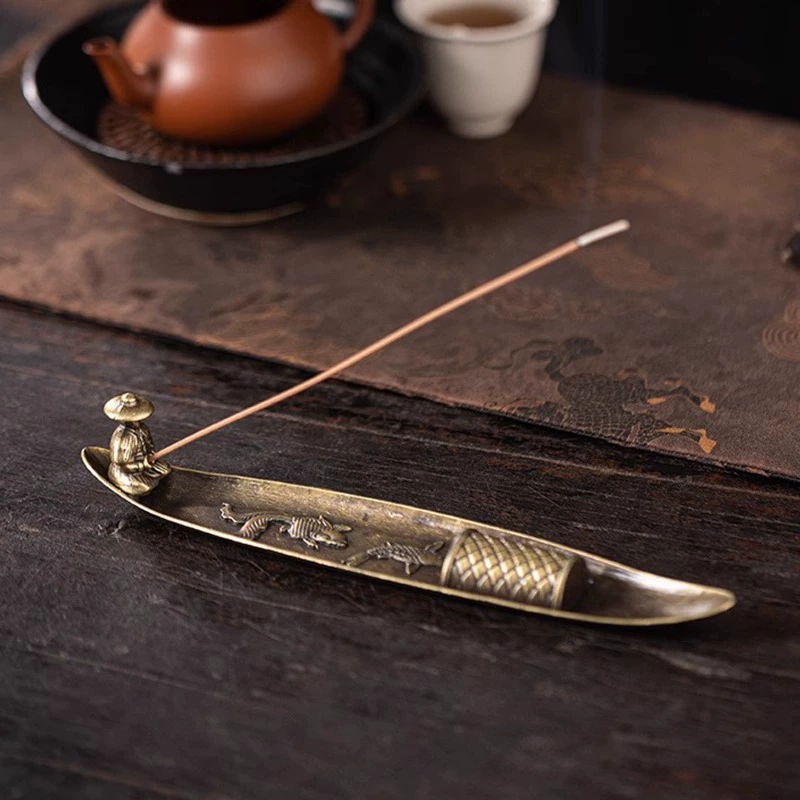 Interior Design Japan - 2026Creative Incense Holder Boat Fishing Insence