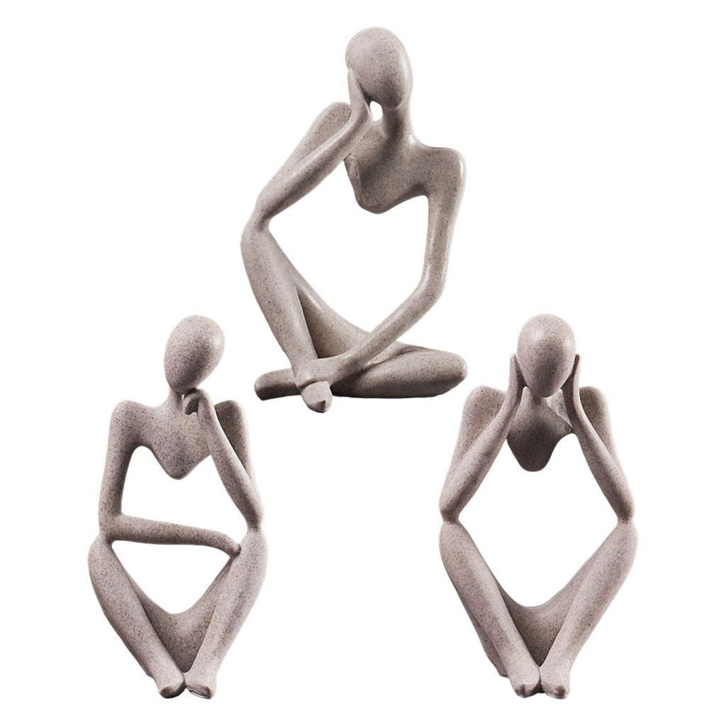 Interior Design Home - Nordic Abstract Thinker Statue Resin Figurine