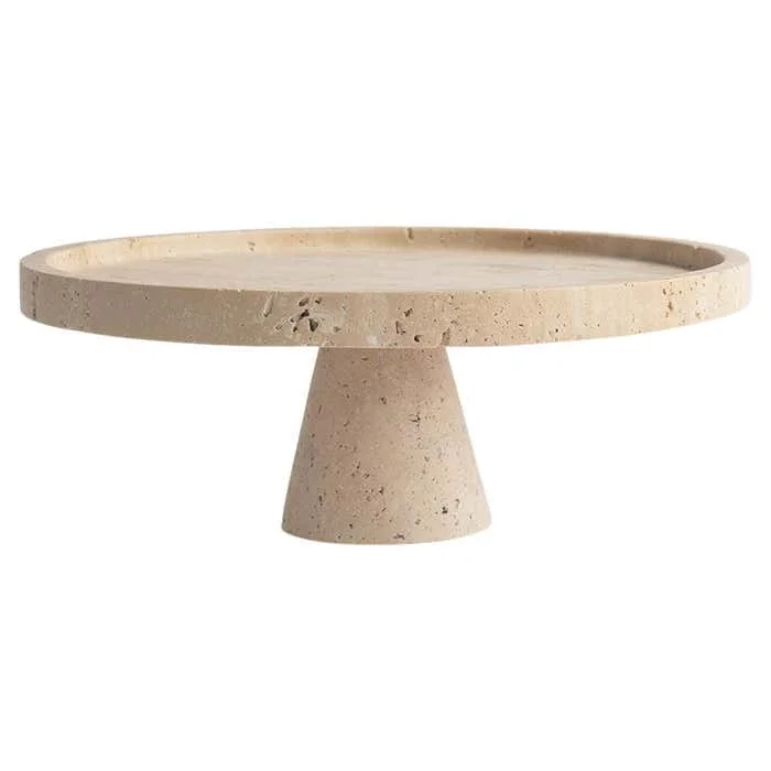 Hot Selling Natural Marble Sta - Travertine Tray Oval recension och pris