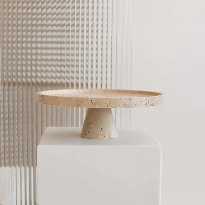 Hot Selling Natural Marble Sta - Travertine Tray Oval recension och pris