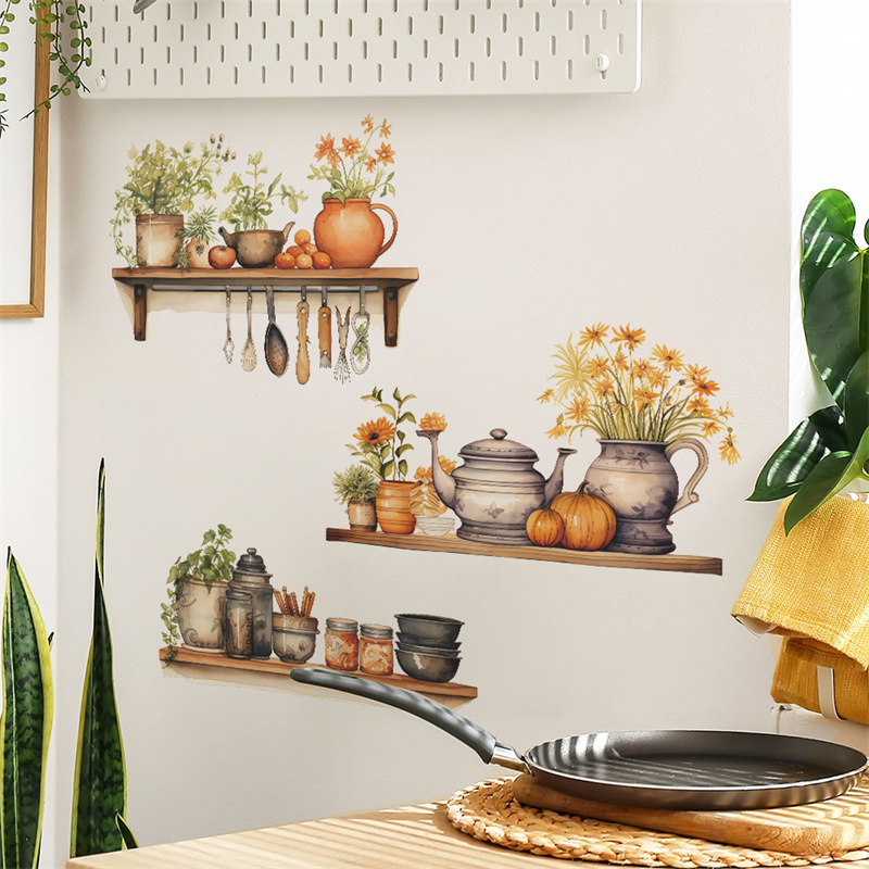 1PCS Painted Green Plant Flowe - Interior Design Home recension och pris