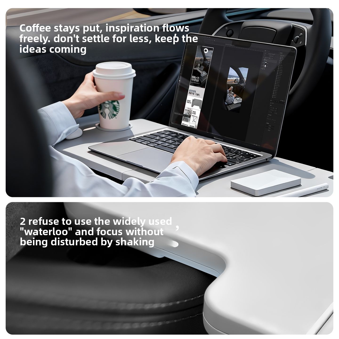 Foldable Car Desk For Tesla Mo - Interior Design Application recension och pris