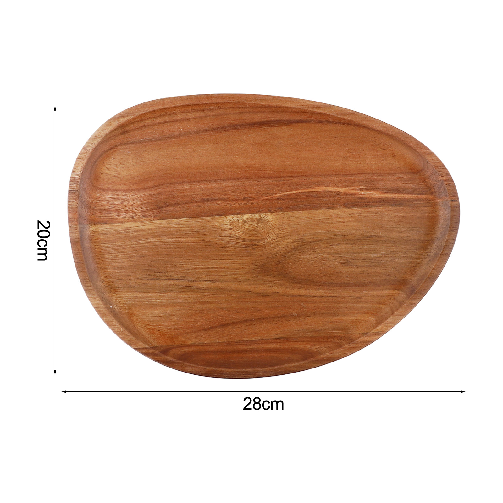 Wood Dinner Plates Irregular O - Travertine Tray Oval recension och pris
