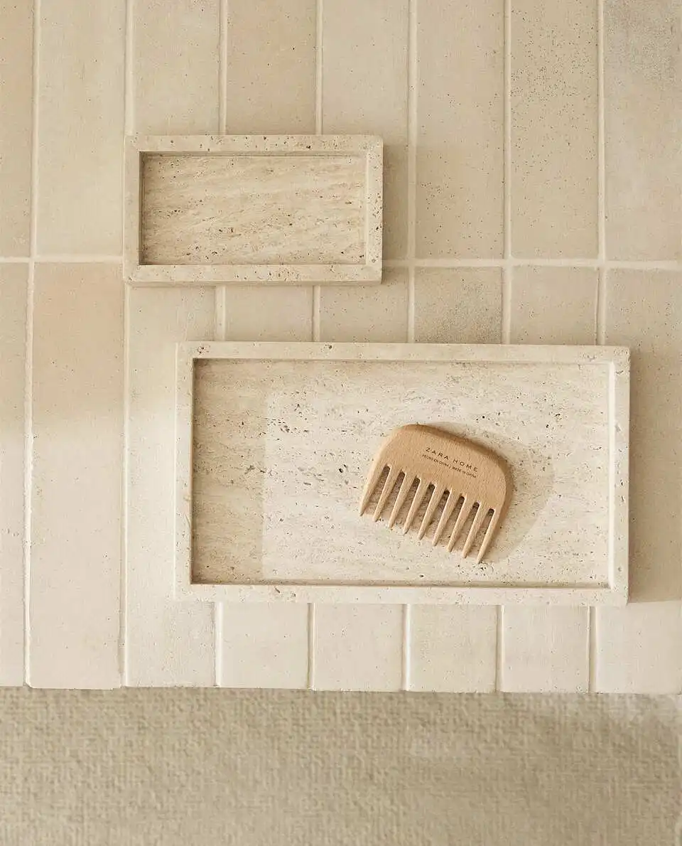Wabi-Sabi Style Yellow Travert - Travertine Tray Oval recension och pris