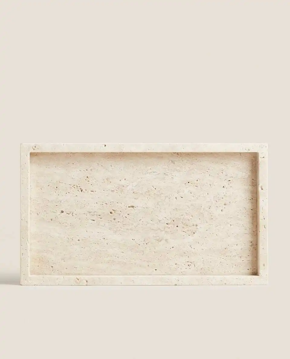 Wabi-Sabi Style Yellow Travert - Travertine Tray Oval recension och pris