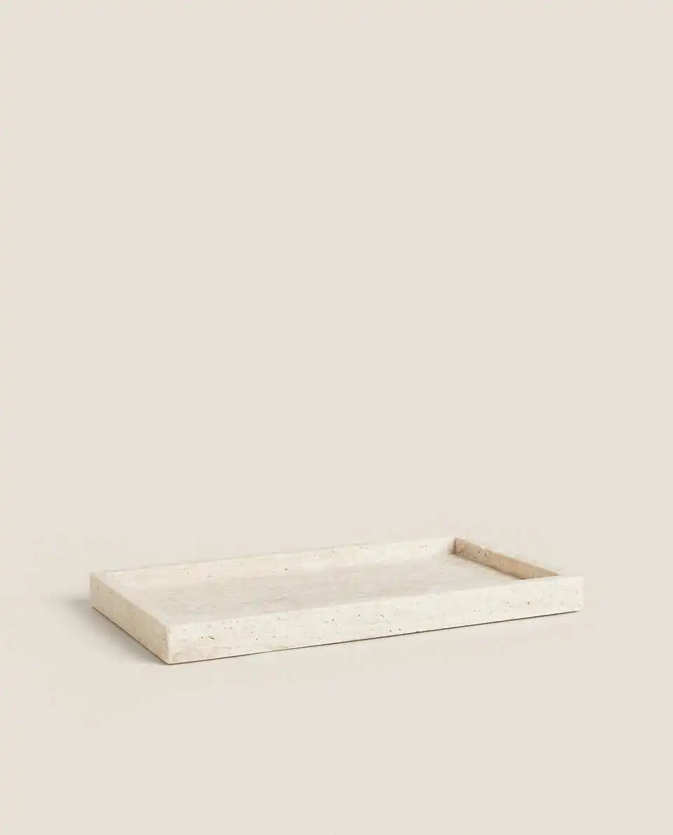Wabi-Sabi Style Yellow Travert - Travertine Tray Oval recension och pris
