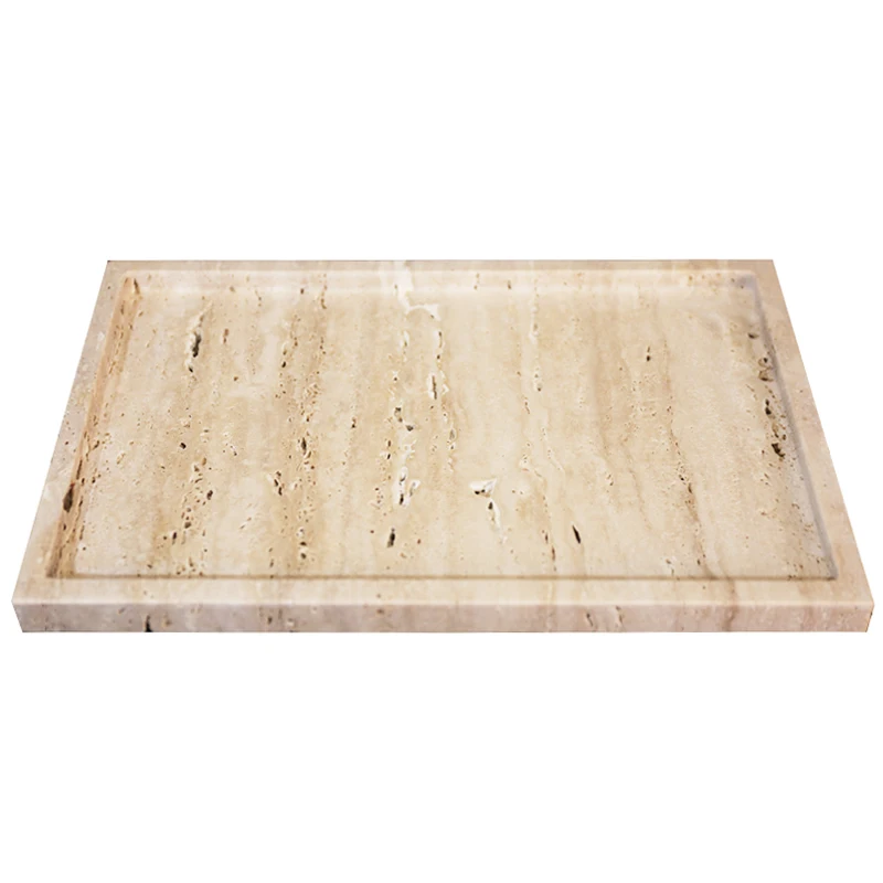 30x20x1.8cm Nature Marble Beig - Travertine Tray Oval recension och pris