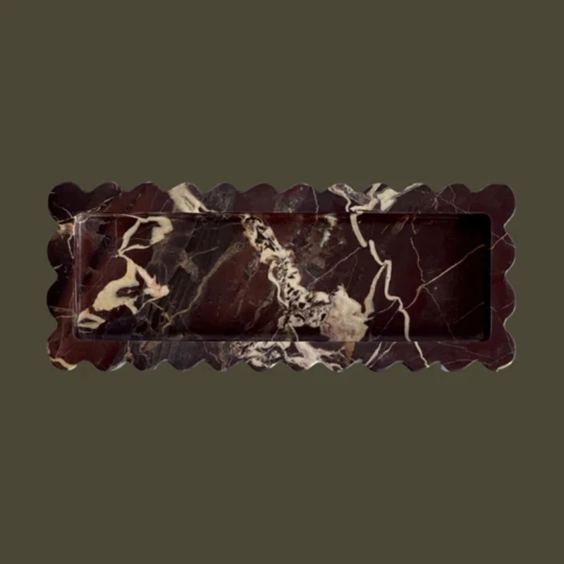 Natural Stone Purple Red Trave - Travertine Tray Oval recension och pris