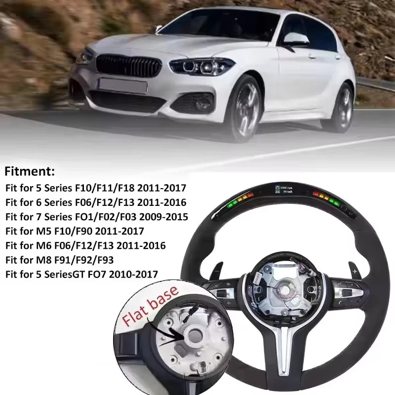 Car Steering Wheel Leather For - Interior Design Application recension och pris
