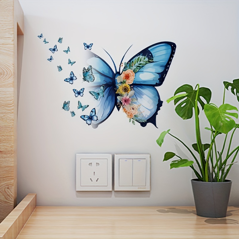 Beautiful Blue Butterfly Toile - Interior Design Home recension och pris