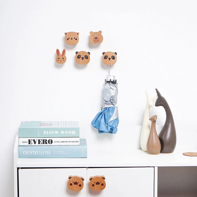 Wooden Cute Animal Coat Hook S - Interior Design Home recension och pris
