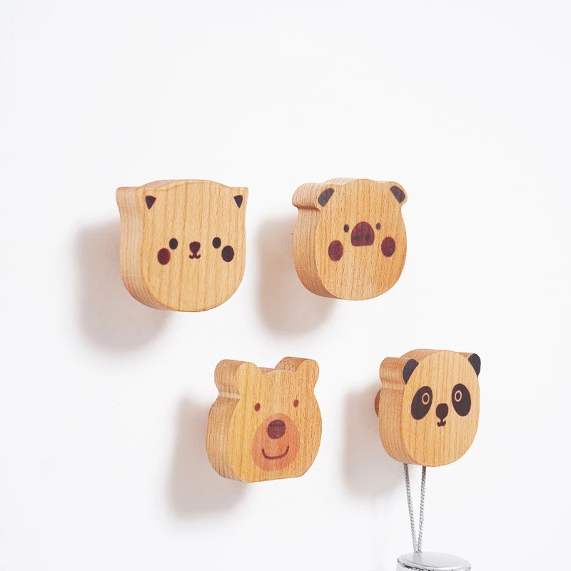 Wooden Cute Animal Coat Hook S - Interior Design Home recension och pris