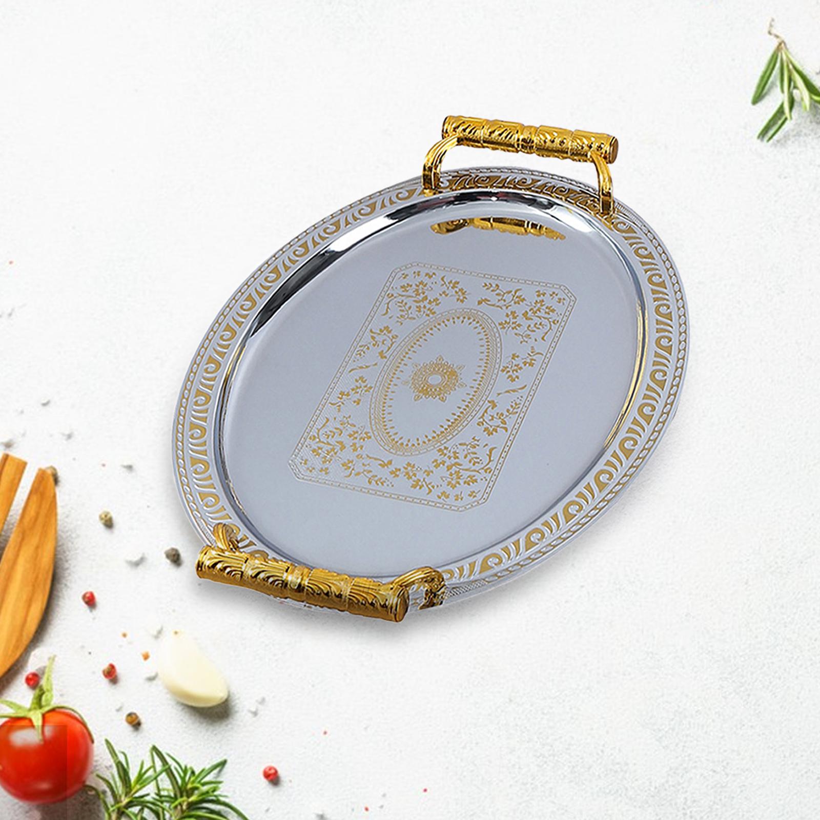 Decorative Serving Tray Oval M - Travertine Tray Oval recension och pris
