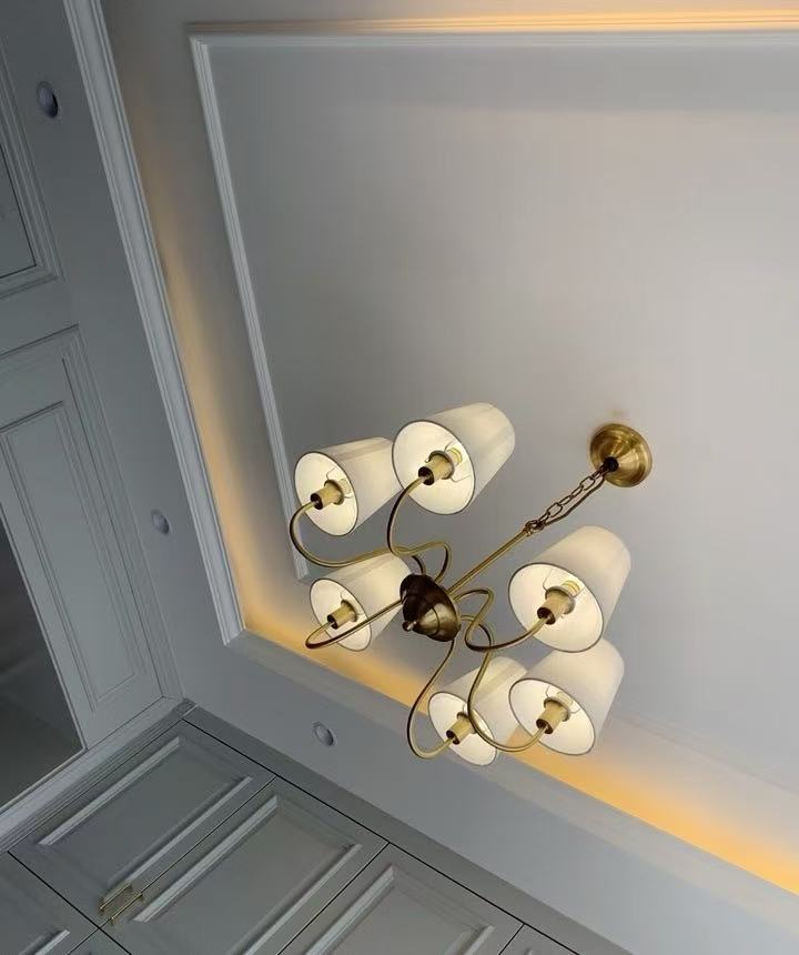 Copper Chandelier For Living R - Interior Design Gold recension och pris