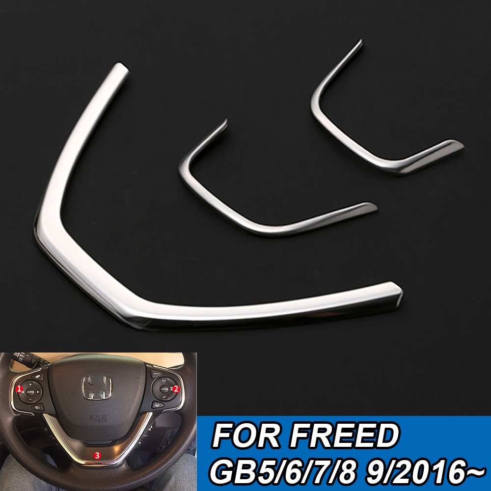 3pcs Car PANEL Trim for Honda  - Interior Design Gold recension och pris