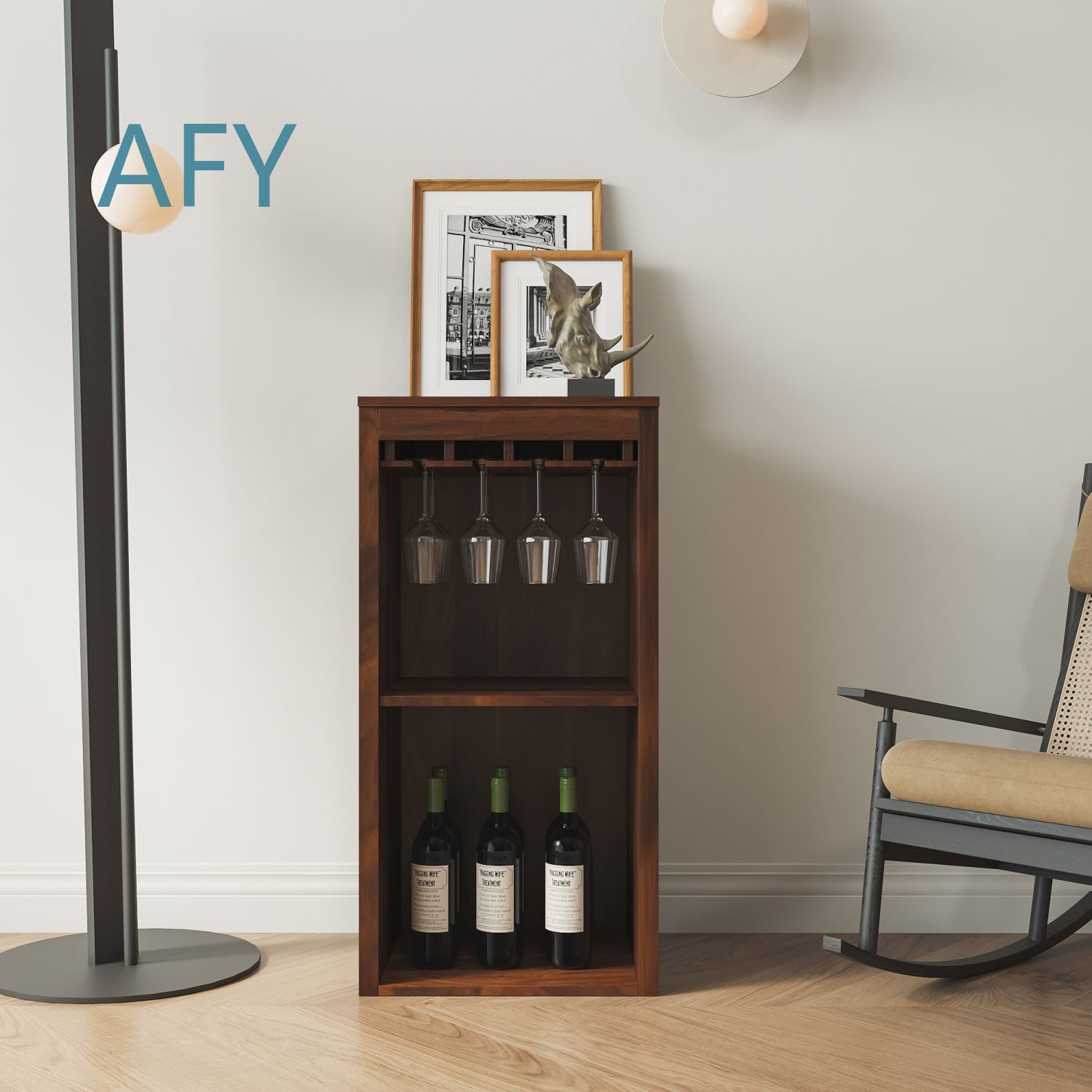 Brown Walnut Color Modular Win - Muji Home Storage recension och pris