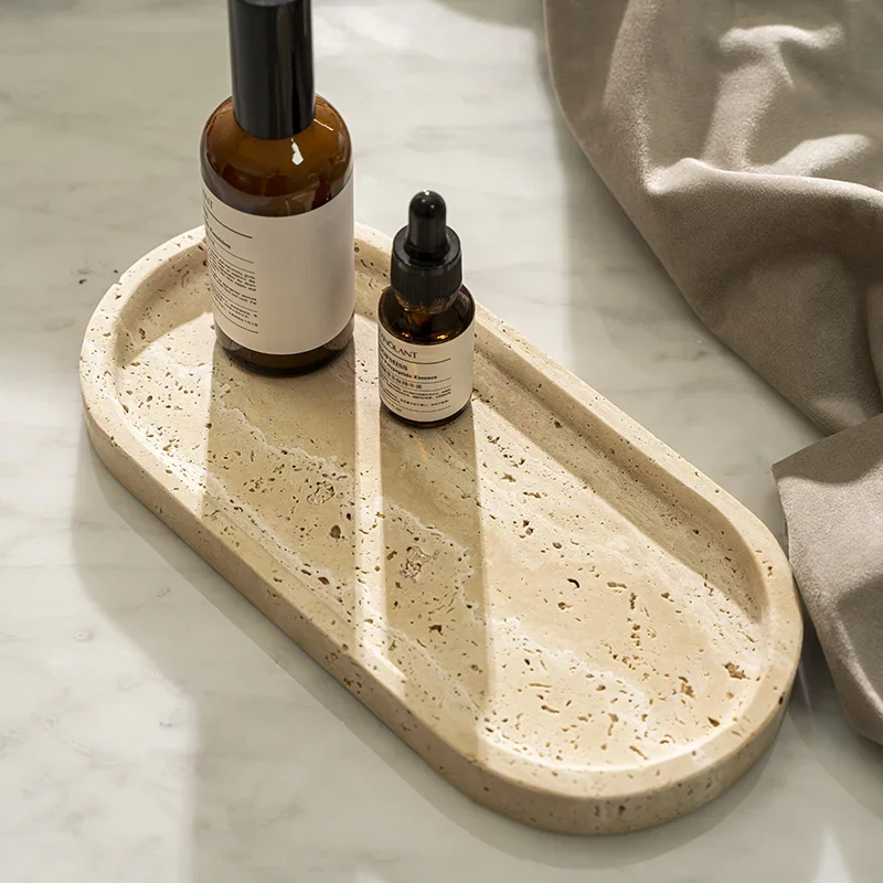 Oval Travertine Stone Tray for - Travertine Tray Oval recension och pris