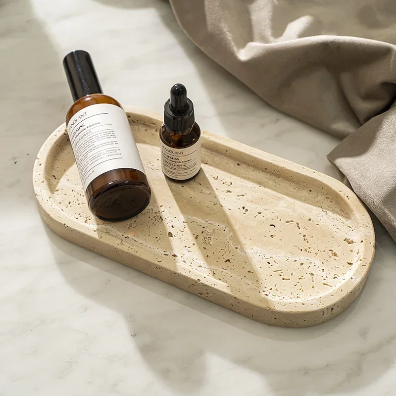 Oval Travertine Stone Tray for - Travertine Tray Oval recension och pris