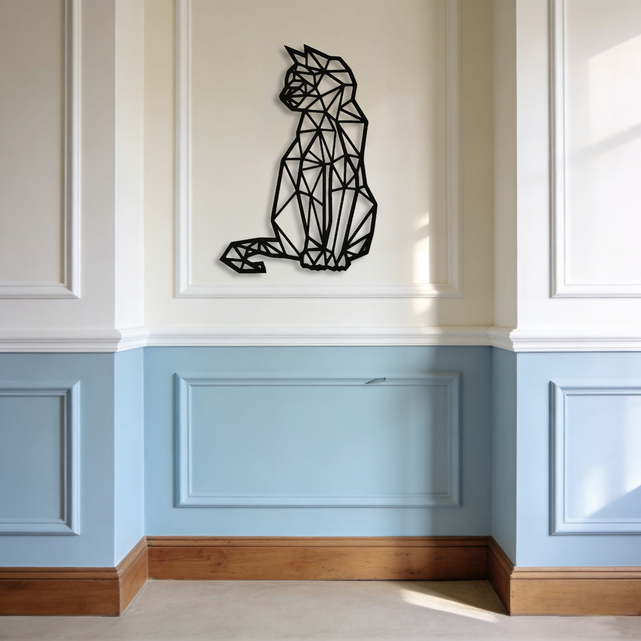 CIFBUY Iron Wall Art Metal Cat - Interior Design Home recension och pris