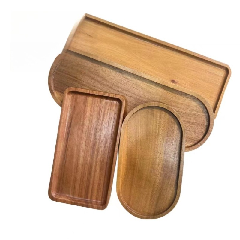 Wabi Sabi Style Acacia Wood De - Travertine Tray Oval recension och pris